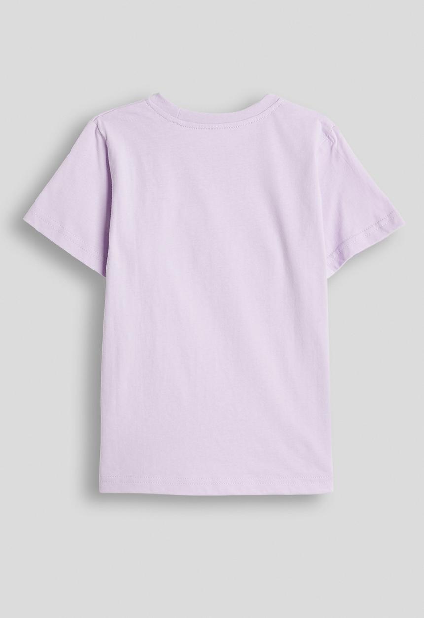 Pop Candy - Rainbow placement tee - soft lilac