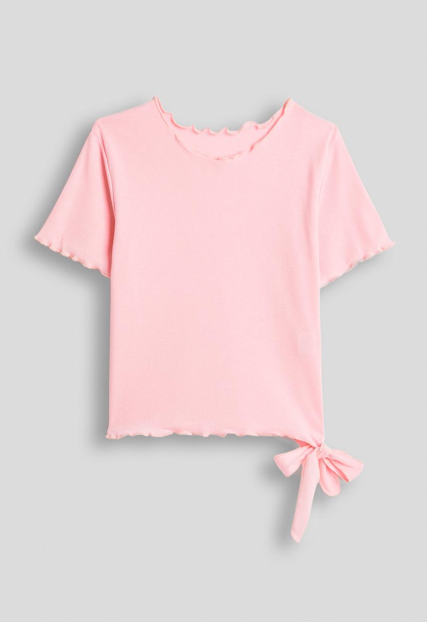 Pop Candy - Lettuce hem tee - pink