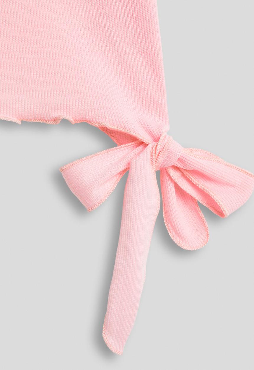 Pop Candy - Lettuce hem tee - pink