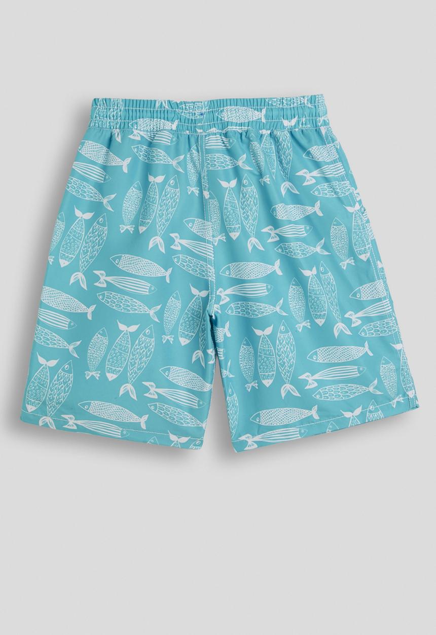 Pop Candy - Fish aop boardshorts - blue