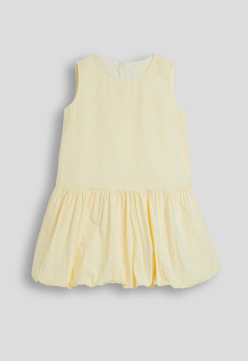 Pop Candy - Ruffle hem sundress with gathered skirt - yellow