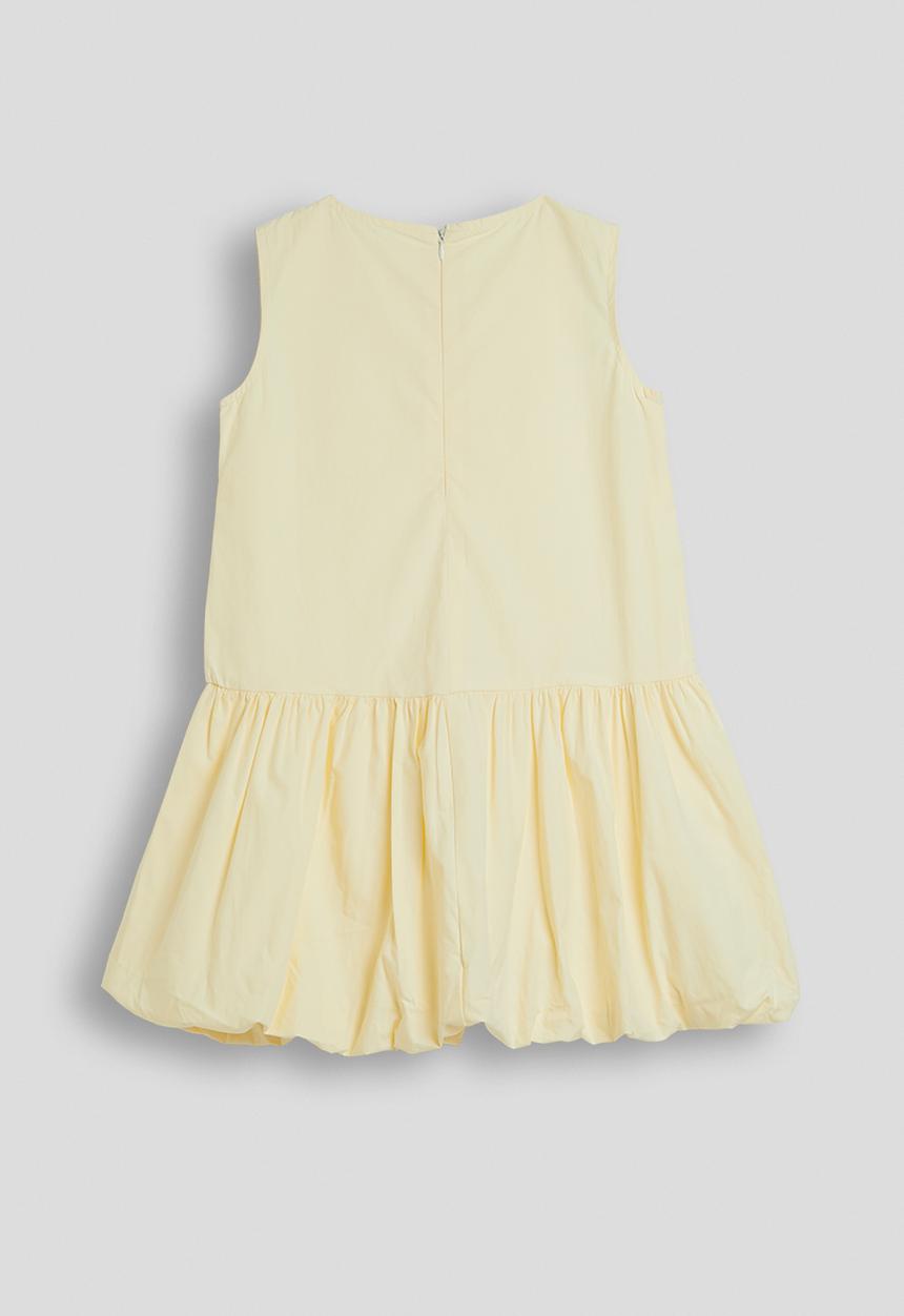 Pop Candy - Ruffle hem sundress with gathered skirt - yellow