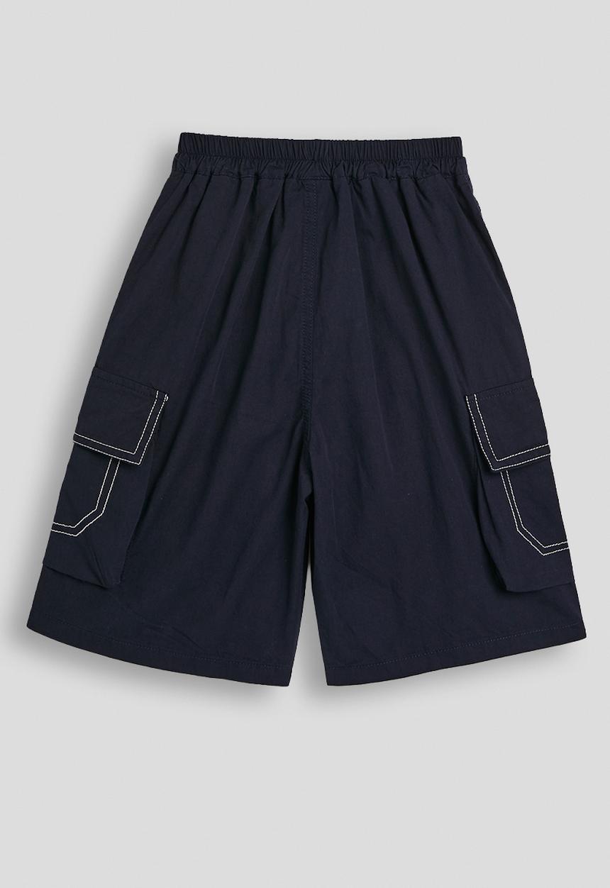 Pop Candy - Flap pocket shorts - dark navy