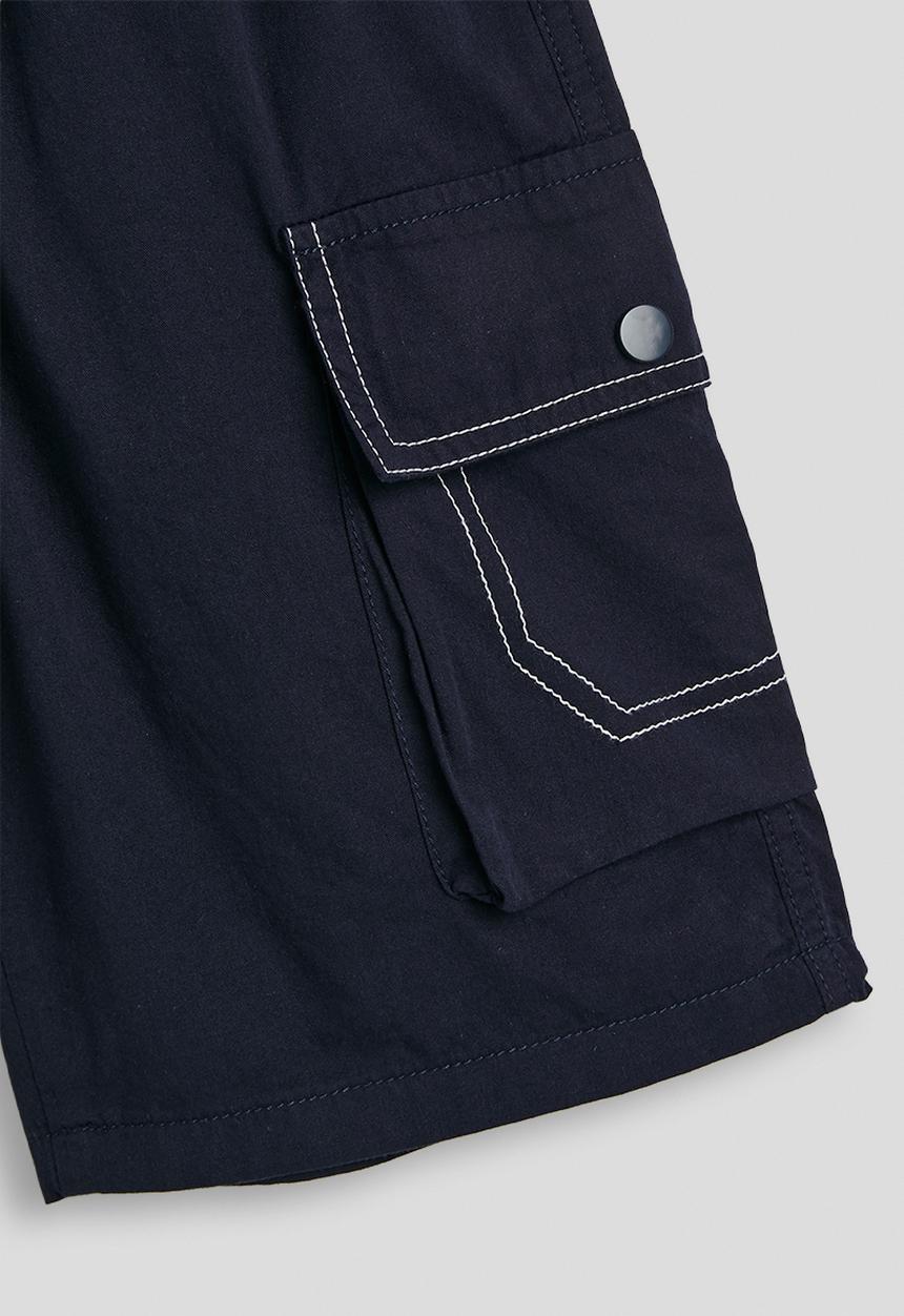 Pop Candy - Flap pocket shorts - dark navy