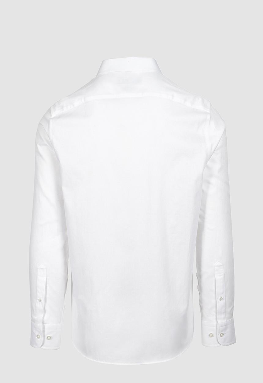 Pringle of Scotland - Pringle Tim Long Sleeve Tailored Shirt - White