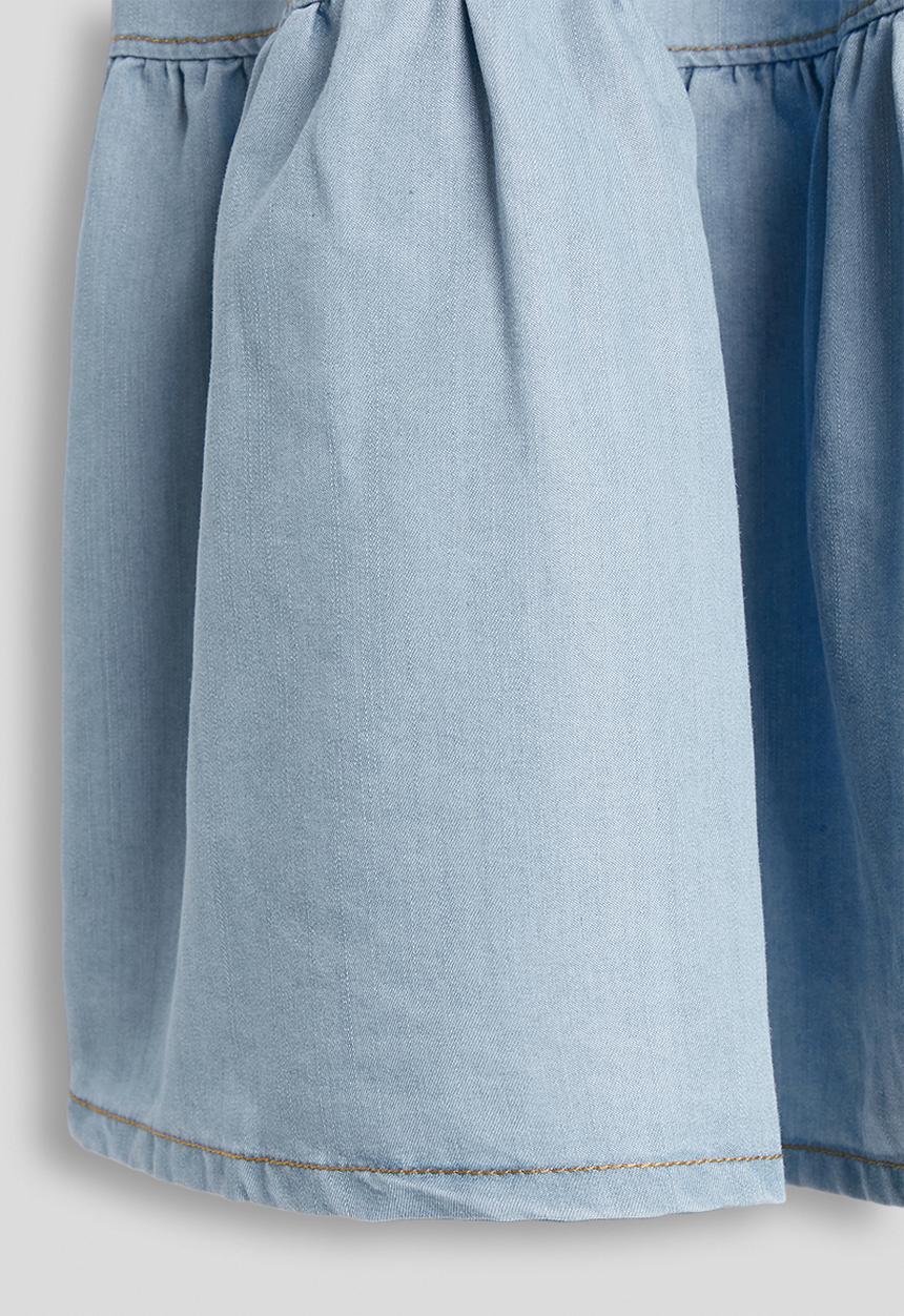 Pop Candy - Maxi gypsy skirt - light blue