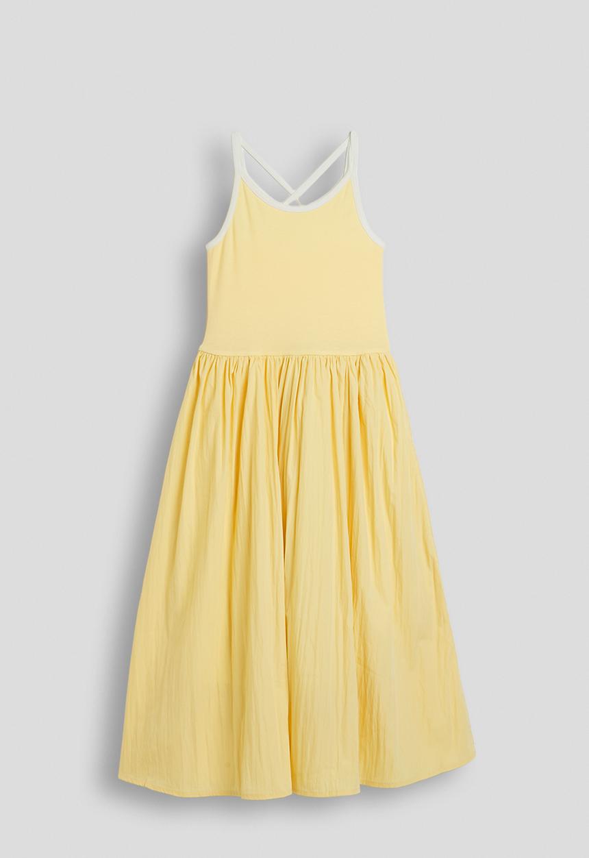 Pop Candy - Fitted bodice day dress - yellow