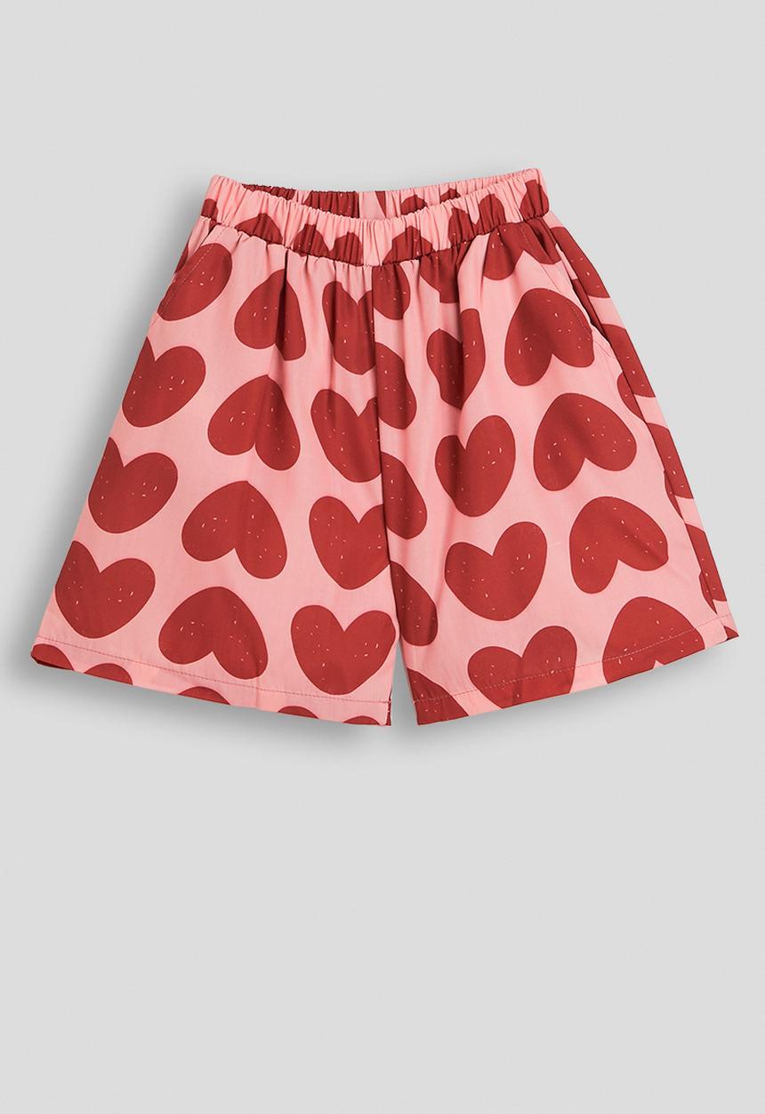 Pop Candy - Heart aop shorts - pink