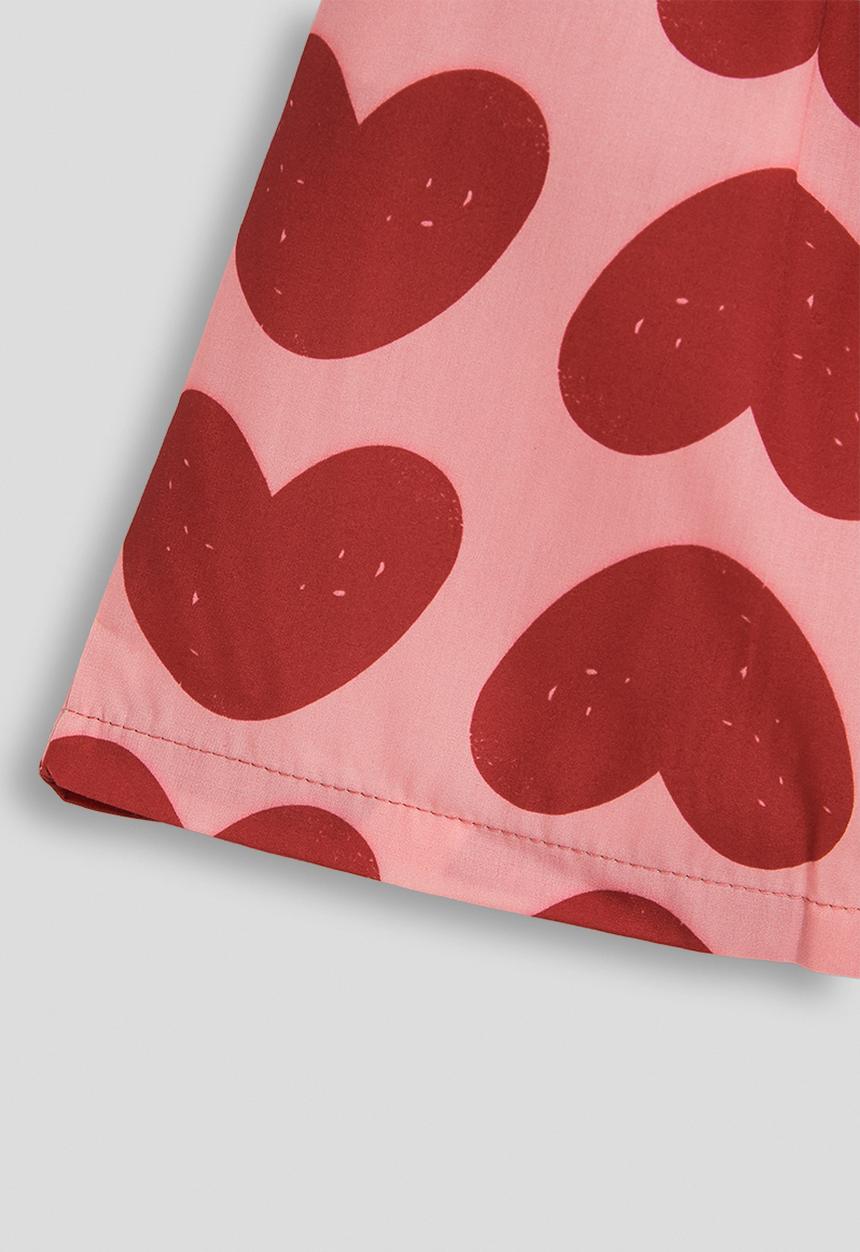 Pop Candy - Heart aop shorts - pink
