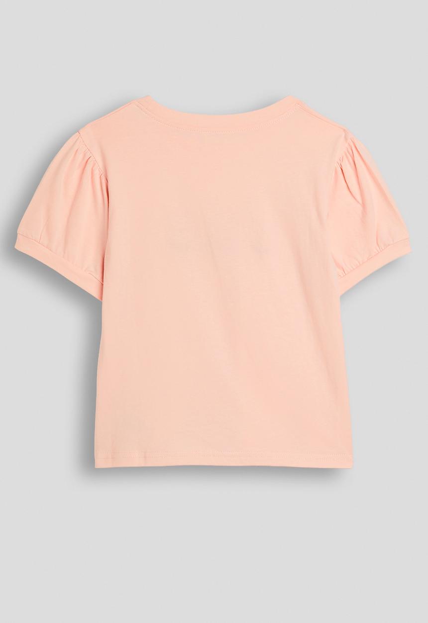 Pop Candy - Flower graphic tee - light pink