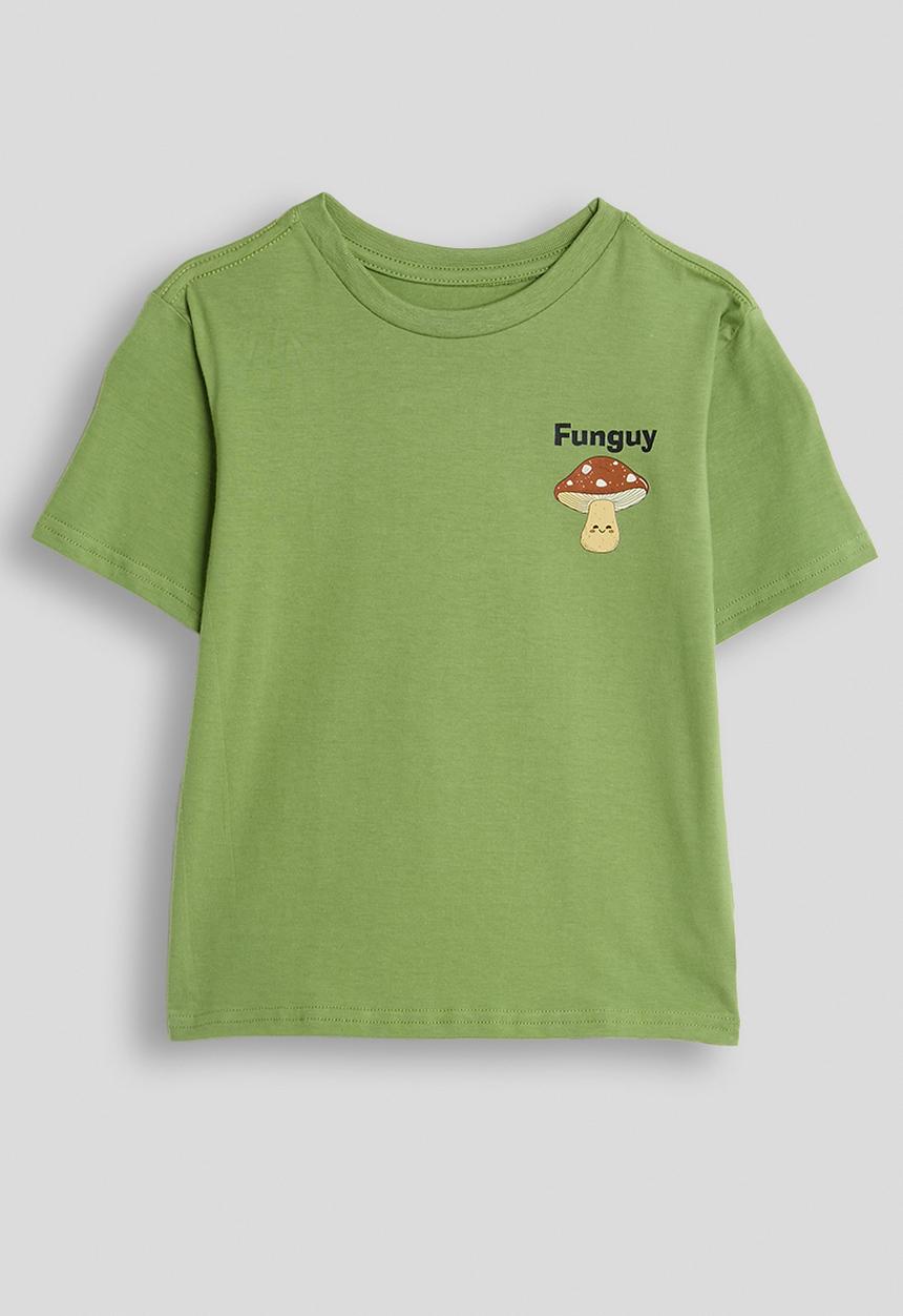 Pop Candy - Boys drop shoulder tee - sage