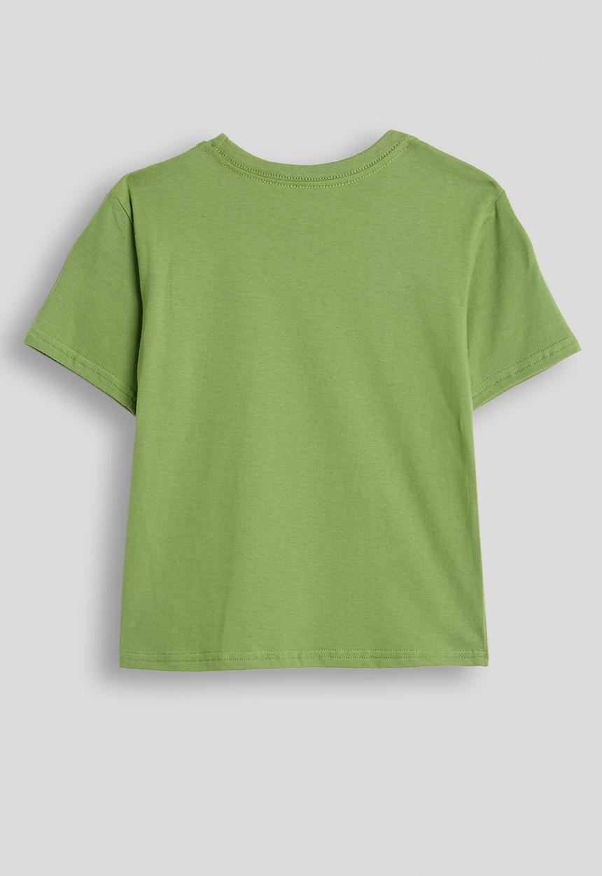Pop Candy - Boys drop shoulder tee - sage