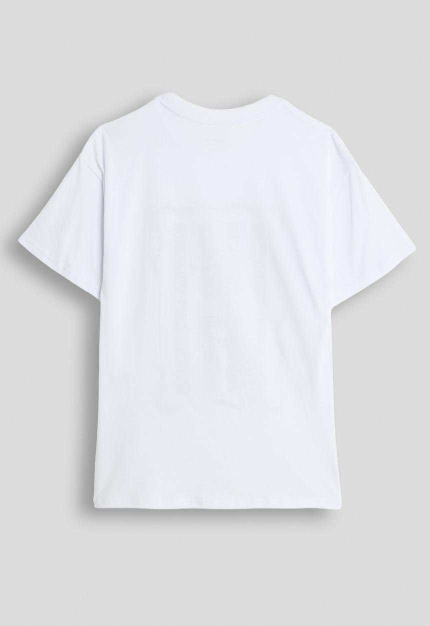 Pop Candy - Drop shoulder tee - white