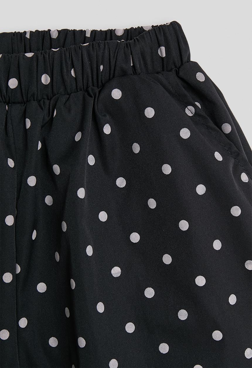 Pop Candy - Polka dot shorts - black