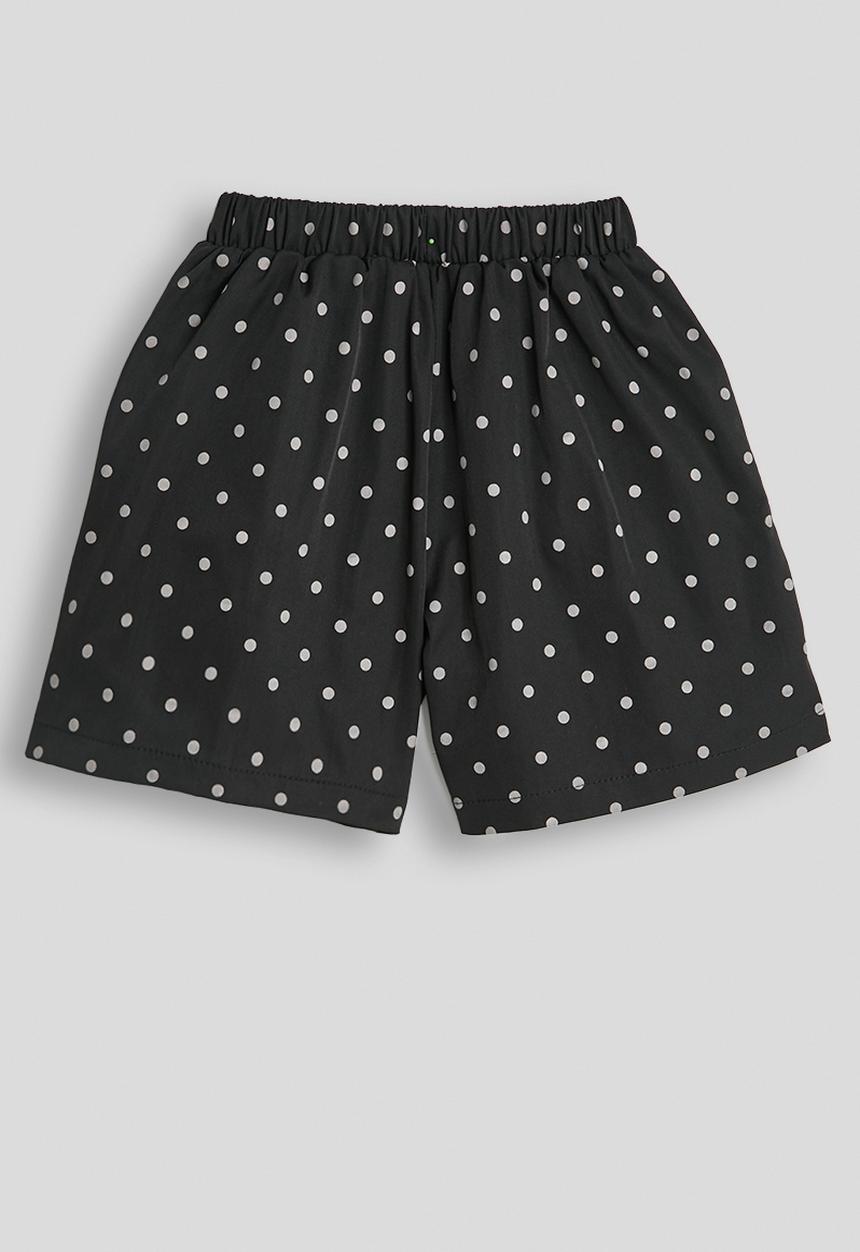 Pop Candy - Polka dot shorts - black