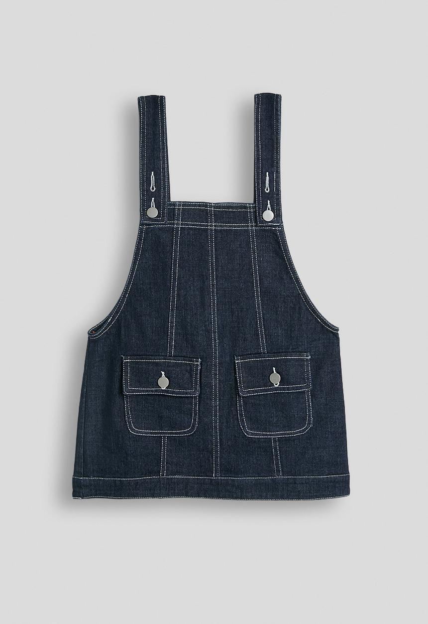 Pop Candy - Dungaree dress - navy