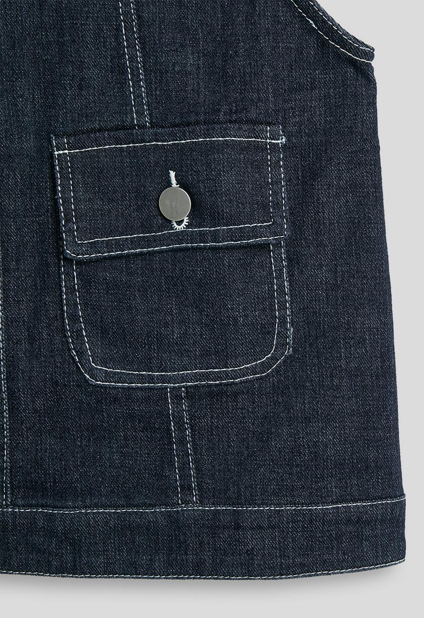 Pop Candy - Dungaree dress - navy