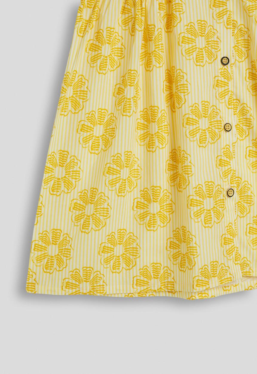 Pop Candy - Fit and flare day dress - golden yellow