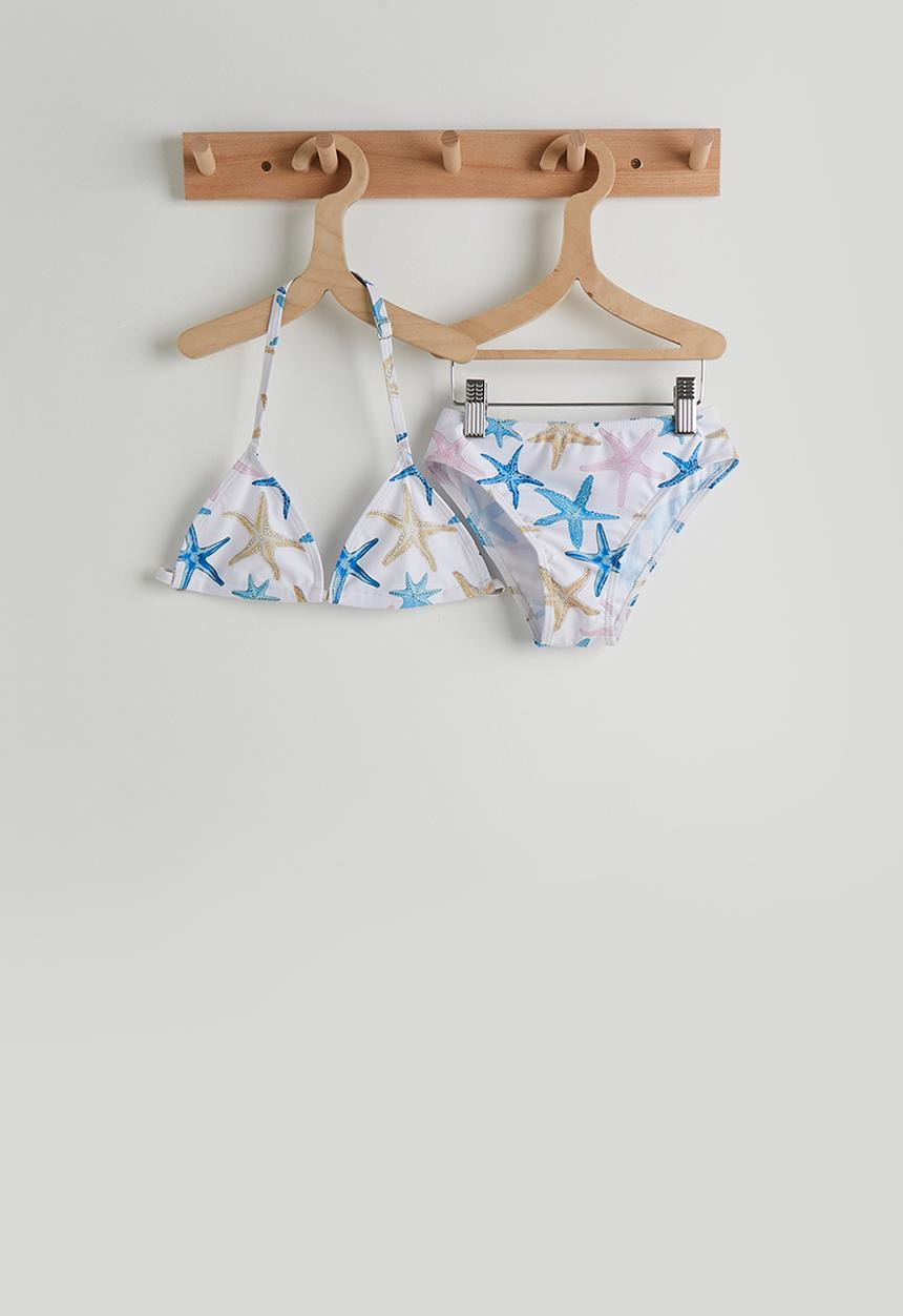 Pop Candy - Bikini - white/star aop