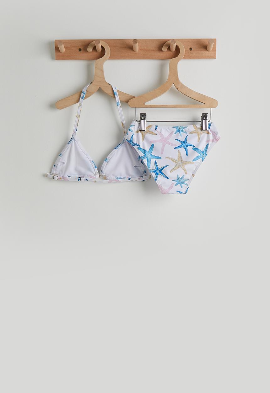 Pop Candy - Bikini - white/star aop