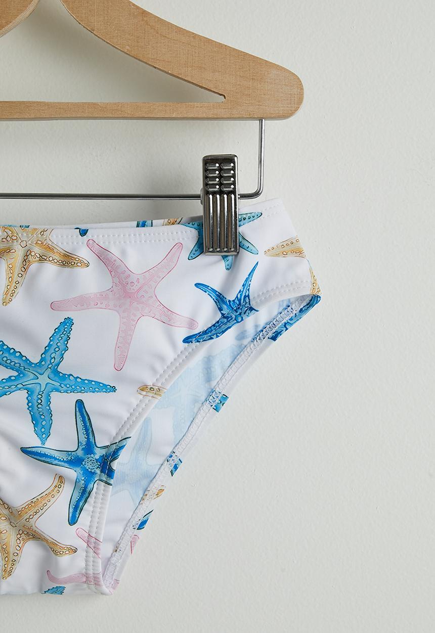 Pop Candy - Bikini - white/star aop