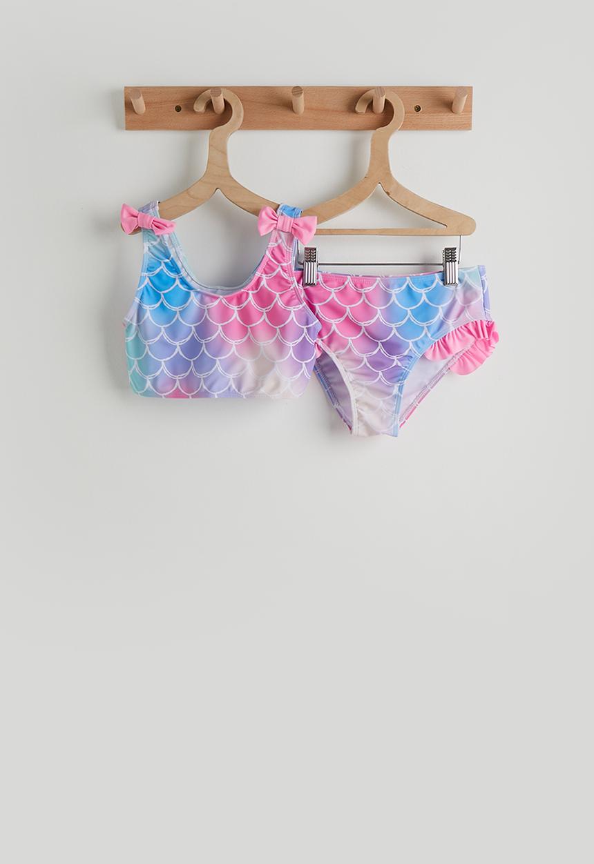 Pop Candy - Mermaid scale printed bikini - multi