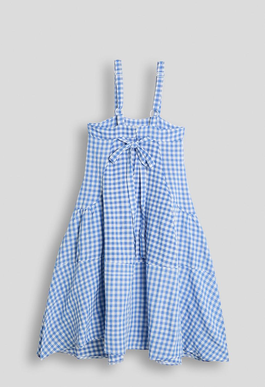 Pop Candy - Maxi summer dress - blue gingham
