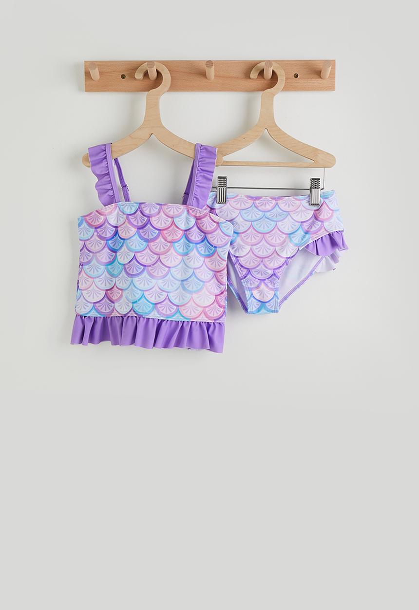 Pop Candy - Mermaid scale printed bikini - light purple