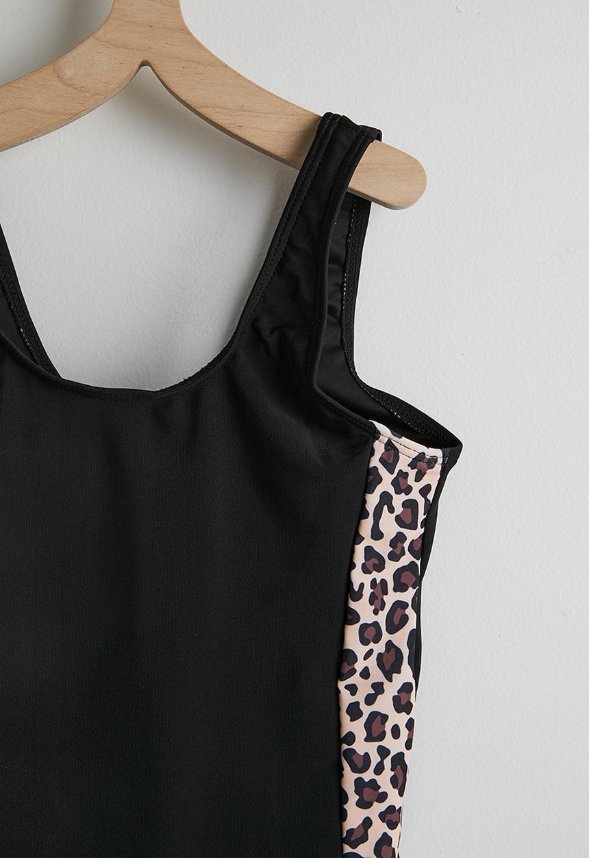 Pop Candy - One-piece swimsuit and swim shorts - black/multi