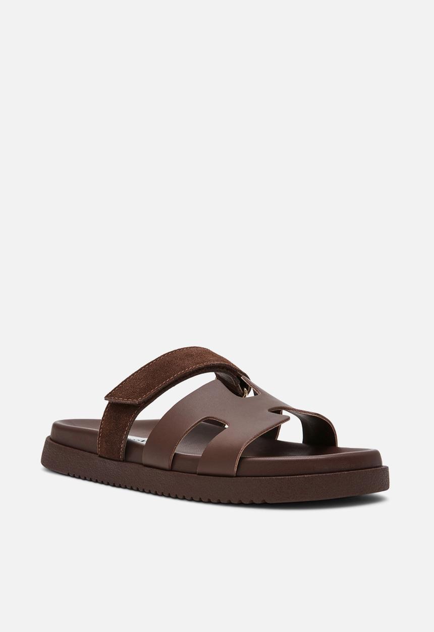 Steve Madden - Mayven-cn slide - choc brown suede