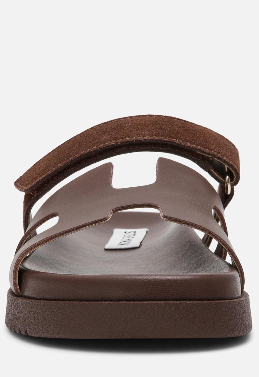 Steve Madden - Mayven-cn slide - choc brown suede
