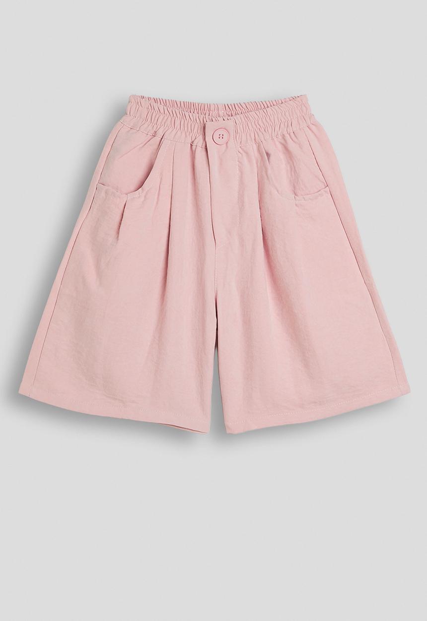 Pop Candy - Pleated bermuda pants - pink