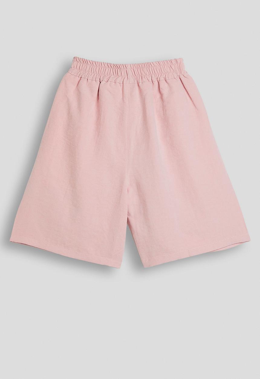 Pop Candy - Pleated bermuda pants - pink