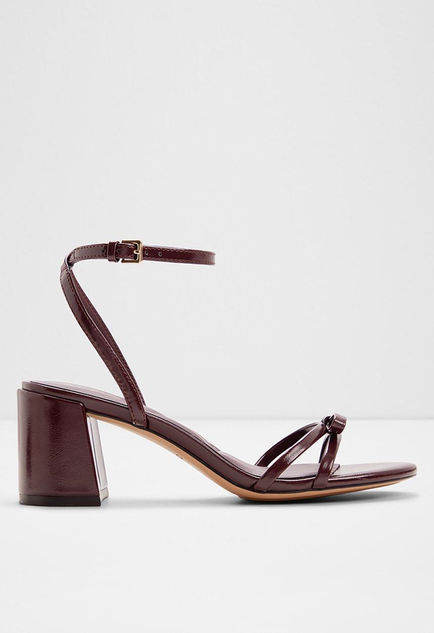 ALDO - Boula open toe ankle strap - burgundy