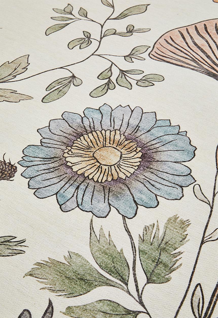 Fotakis - Flora Botanical poly rug nat