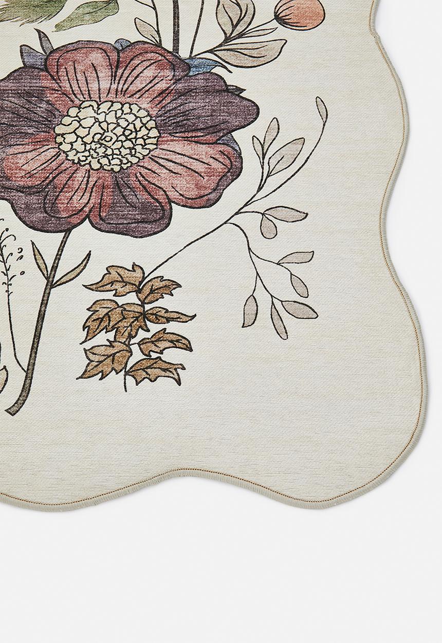 Fotakis - Flora Botanical poly rug nat