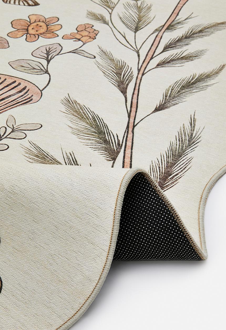 Fotakis - Flora Botanical poly rug nat