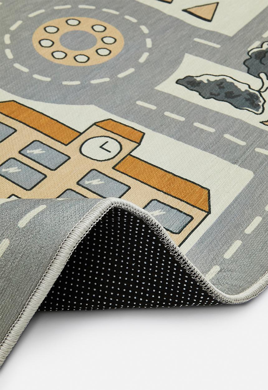 Fotakis - Roaming roads poly rug - grey