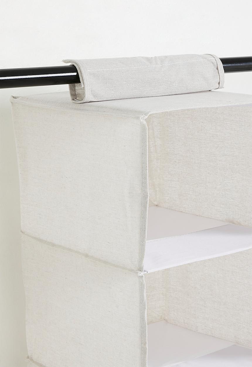 Bathroom Solutions - Calico Collapsible 6 Shelf Hang Org - neutral