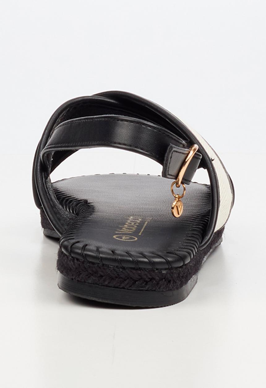 Viabeach - Forest 1 cross-over combo sandal - black