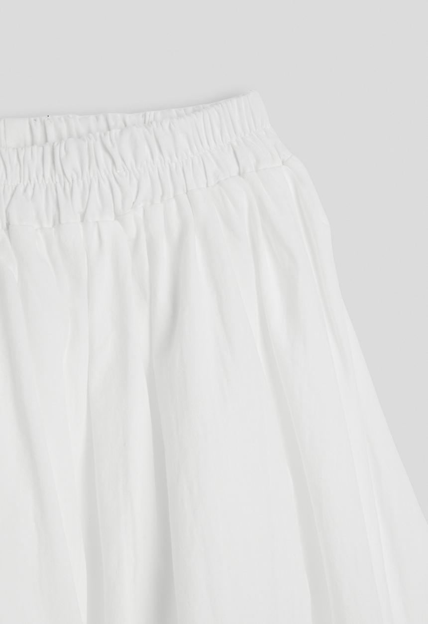 Pop Candy - Layered maxi skirt - white