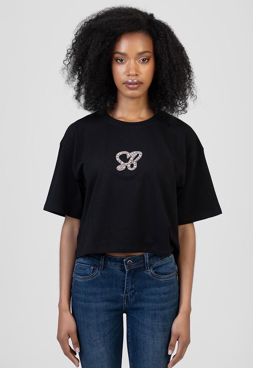 SISSY BOY - Endless Spring Boxy T-shirt - Black