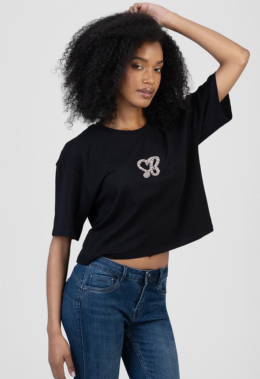 SISSY BOY - Endless Spring Boxy T-shirt - Black