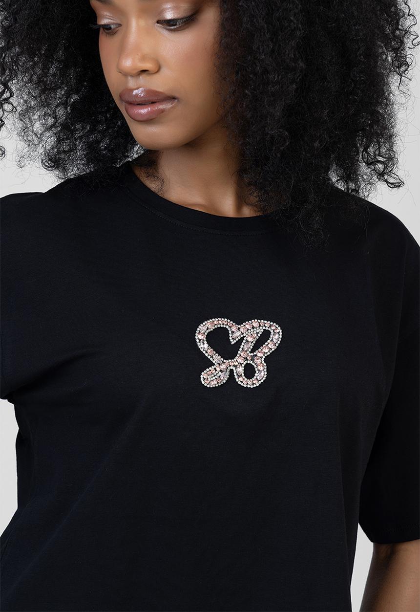 SISSY BOY - Endless Spring Boxy T-shirt - Black
