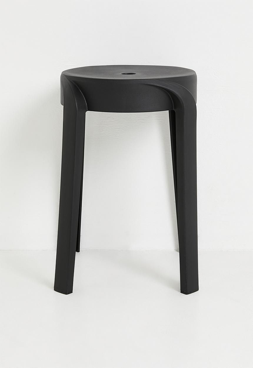 H&S - Poppy Stool - Black