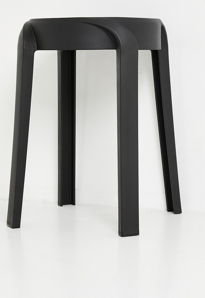 H&S - Poppy Stool - Black