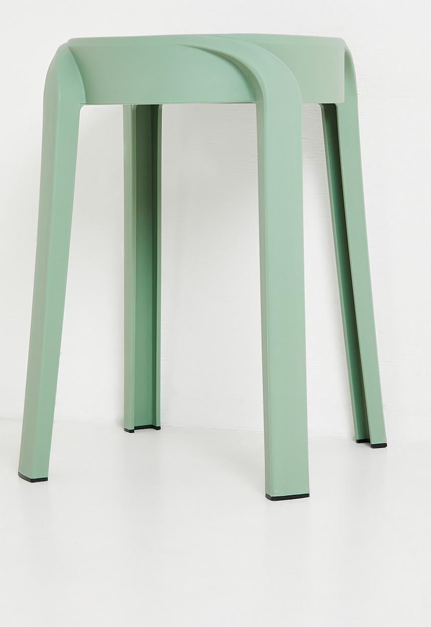 H&S - Poppy Stool - Green