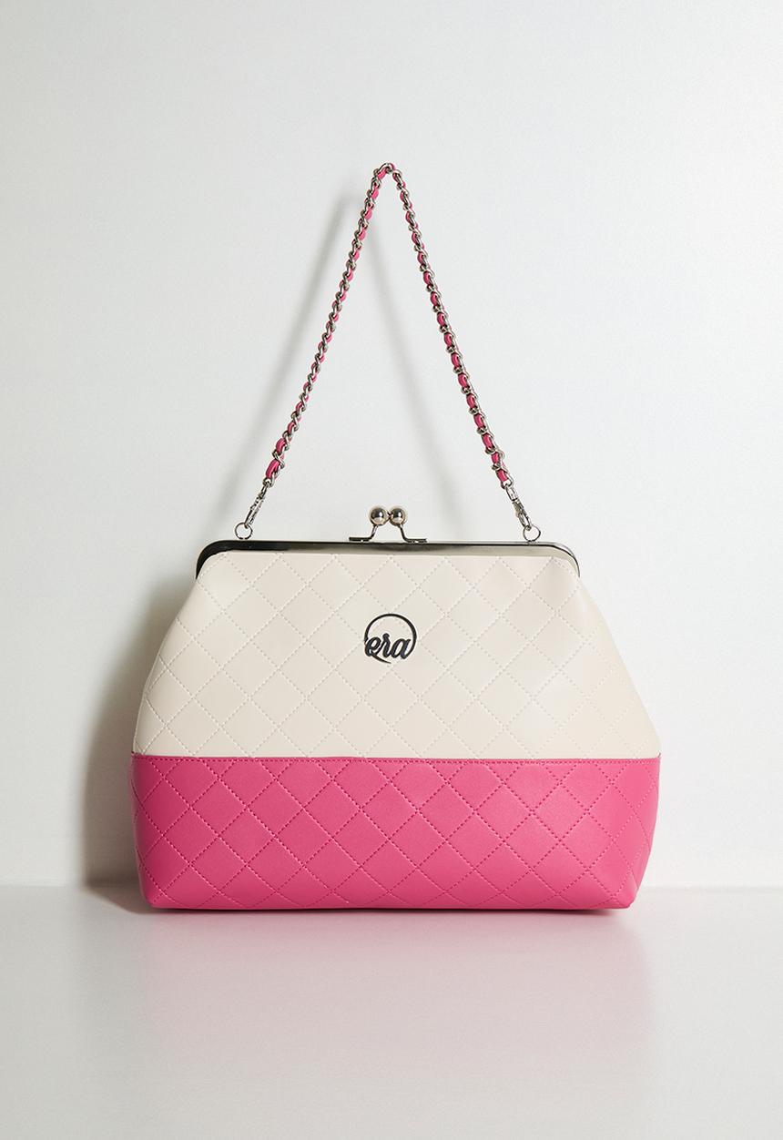ERA by DJ Zinhle - Limited Edition  Kiss And Tell Oversized Bag - Pink And White
