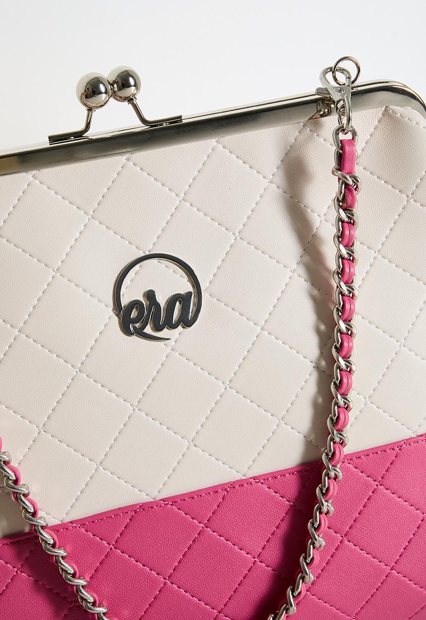 ERA by DJ Zinhle - Limited Edition  Kiss And Tell Oversized Bag - Pink And White