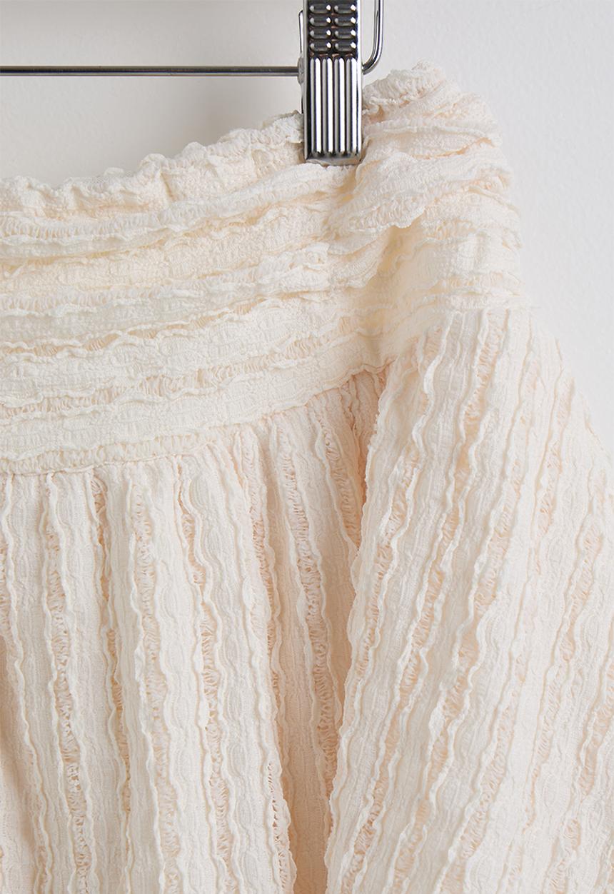 Pop Candy - Halter top & skirt - cream 